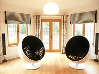 Interior Decoration - retro bucket chairs 1960 style